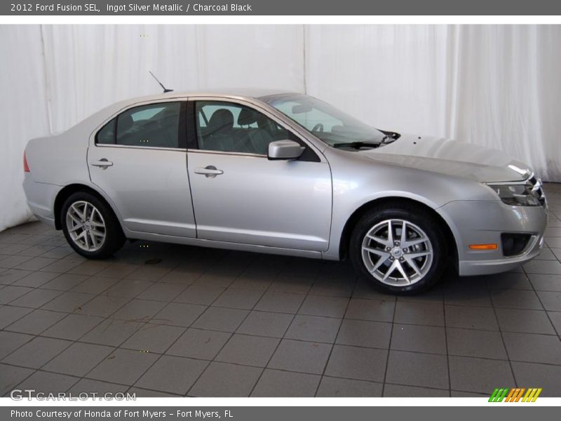 Ingot Silver Metallic / Charcoal Black 2012 Ford Fusion SEL