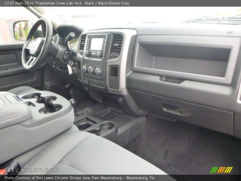Black / Black/Diesel Gray 2015 Ram 2500 Tradesman Crew Cab 4x4