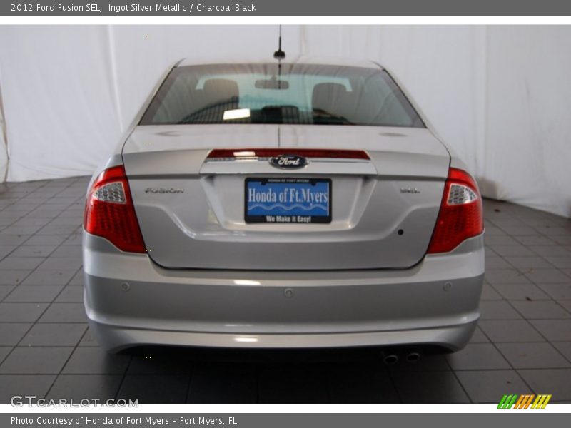 Ingot Silver Metallic / Charcoal Black 2012 Ford Fusion SEL