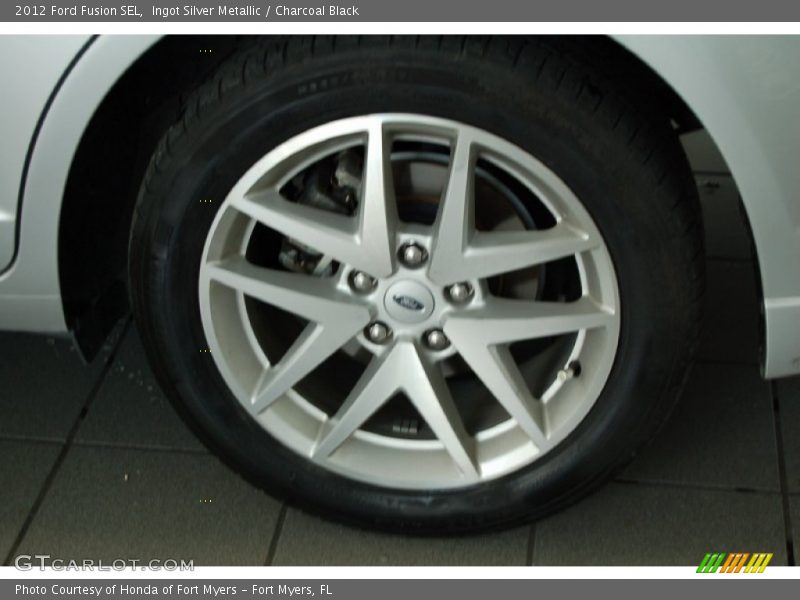 Ingot Silver Metallic / Charcoal Black 2012 Ford Fusion SEL