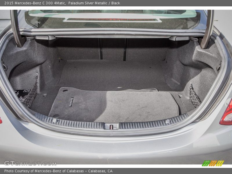 Paladium Silver Metallic / Black 2015 Mercedes-Benz C 300 4Matic