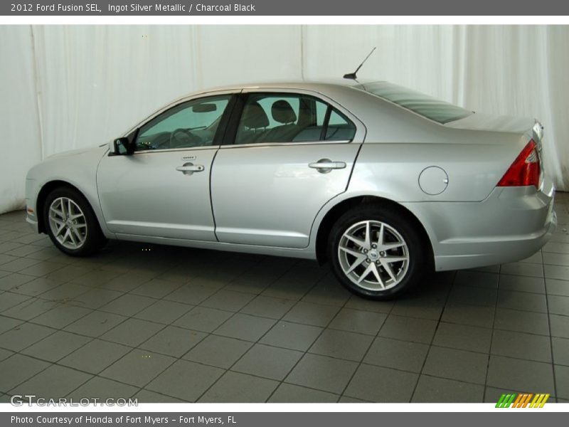 Ingot Silver Metallic / Charcoal Black 2012 Ford Fusion SEL