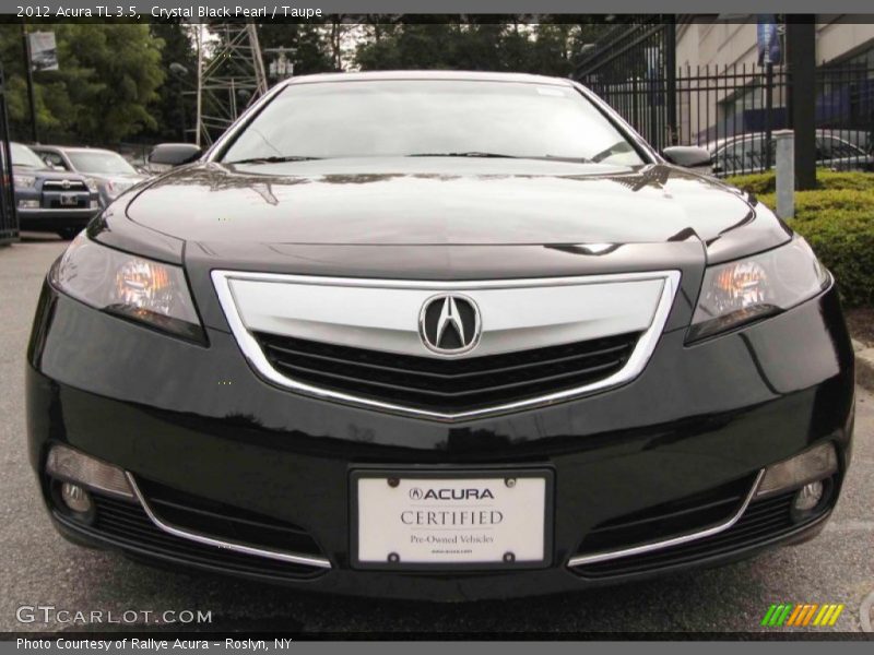 Crystal Black Pearl / Taupe 2012 Acura TL 3.5