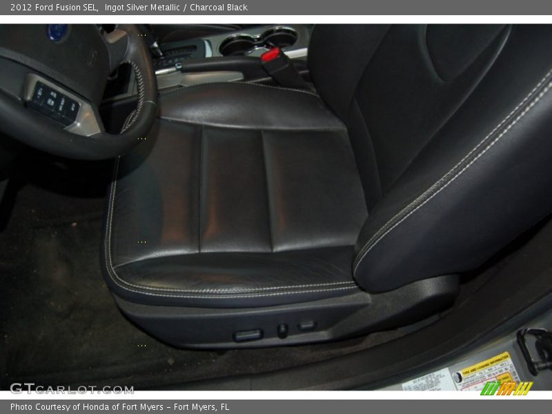 Ingot Silver Metallic / Charcoal Black 2012 Ford Fusion SEL