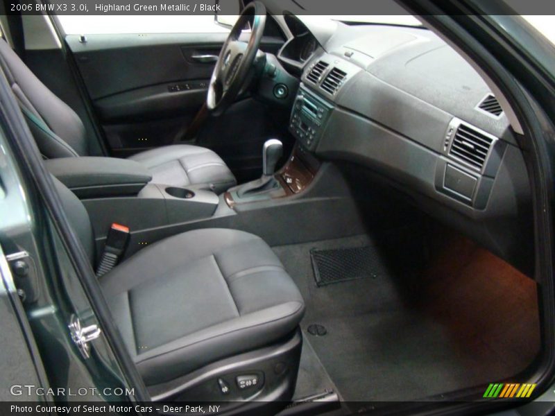 Highland Green Metallic / Black 2006 BMW X3 3.0i
