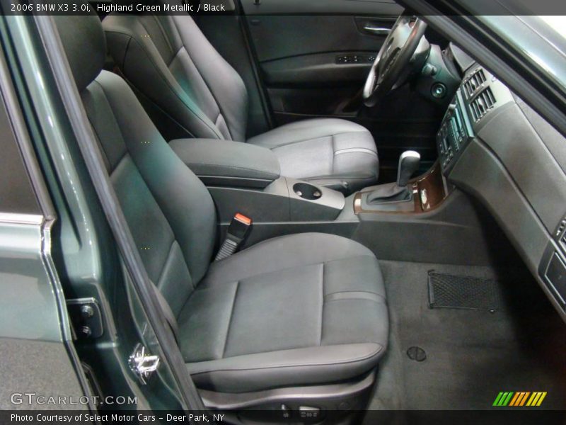 Highland Green Metallic / Black 2006 BMW X3 3.0i