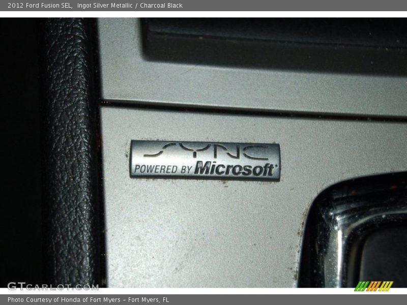 Ingot Silver Metallic / Charcoal Black 2012 Ford Fusion SEL