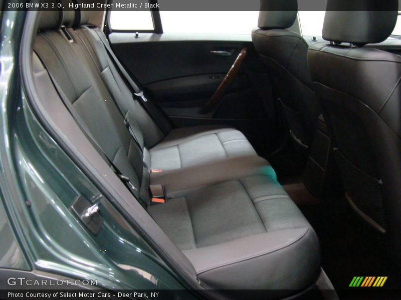 Highland Green Metallic / Black 2006 BMW X3 3.0i