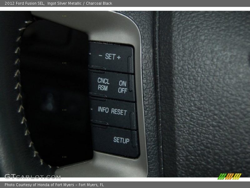 Ingot Silver Metallic / Charcoal Black 2012 Ford Fusion SEL