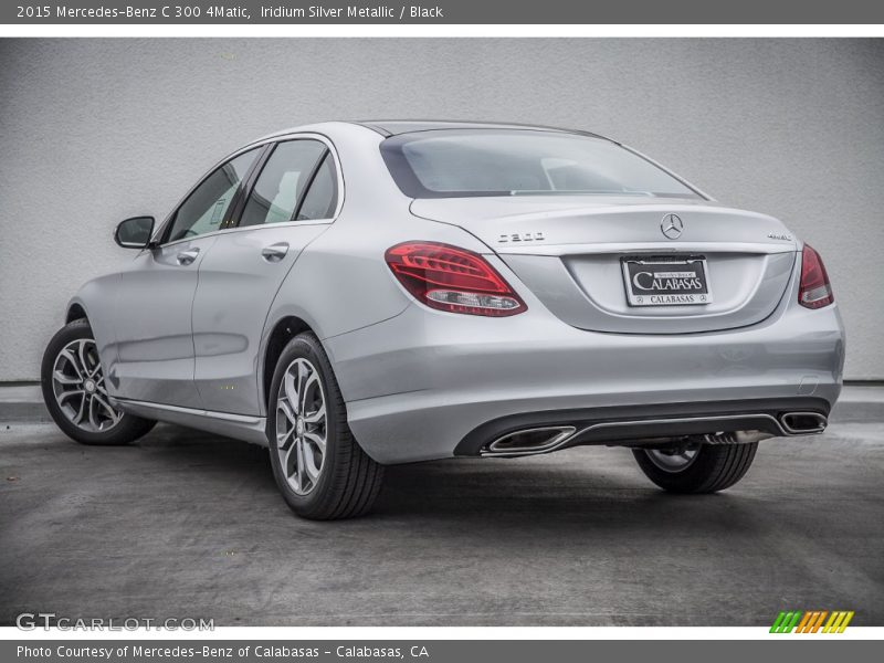 Iridium Silver Metallic / Black 2015 Mercedes-Benz C 300 4Matic
