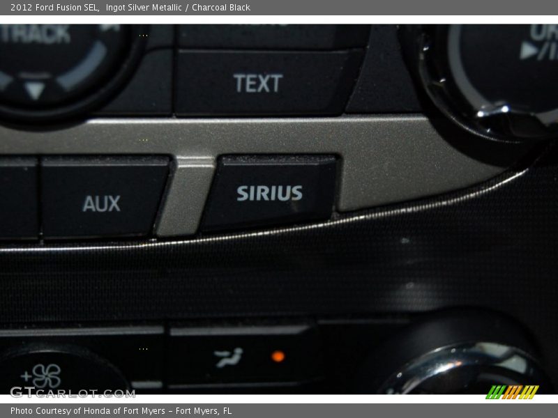 Ingot Silver Metallic / Charcoal Black 2012 Ford Fusion SEL