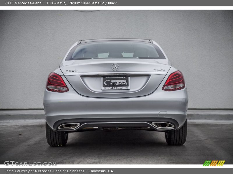 Iridium Silver Metallic / Black 2015 Mercedes-Benz C 300 4Matic