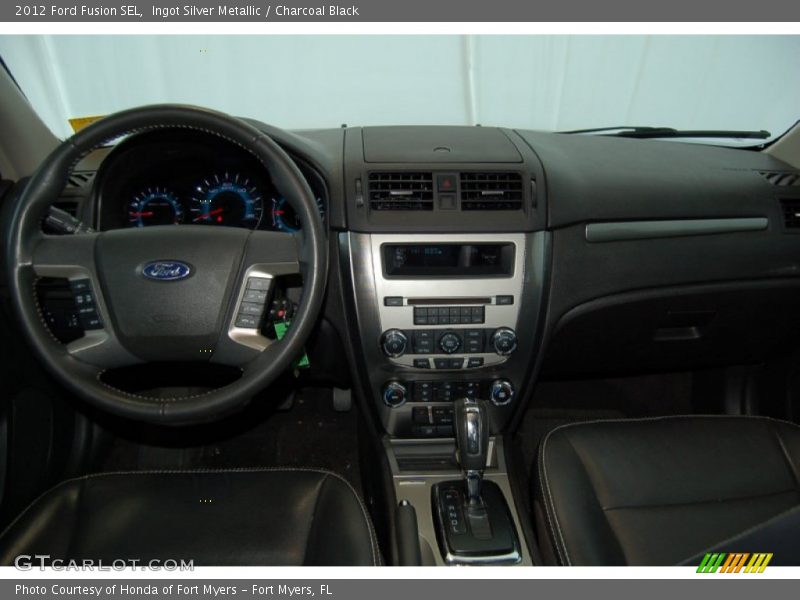 Ingot Silver Metallic / Charcoal Black 2012 Ford Fusion SEL
