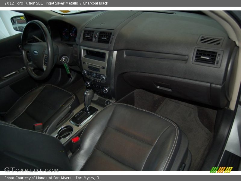 Ingot Silver Metallic / Charcoal Black 2012 Ford Fusion SEL