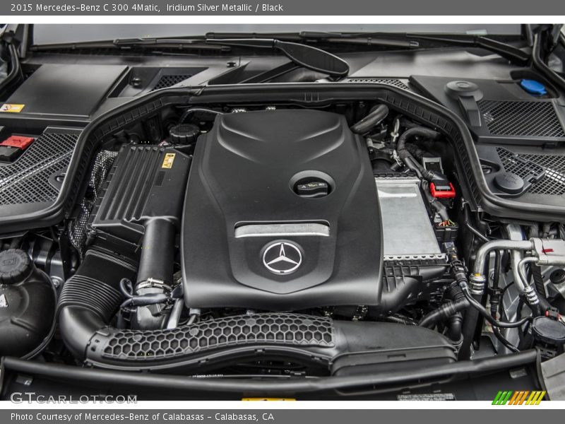 Iridium Silver Metallic / Black 2015 Mercedes-Benz C 300 4Matic