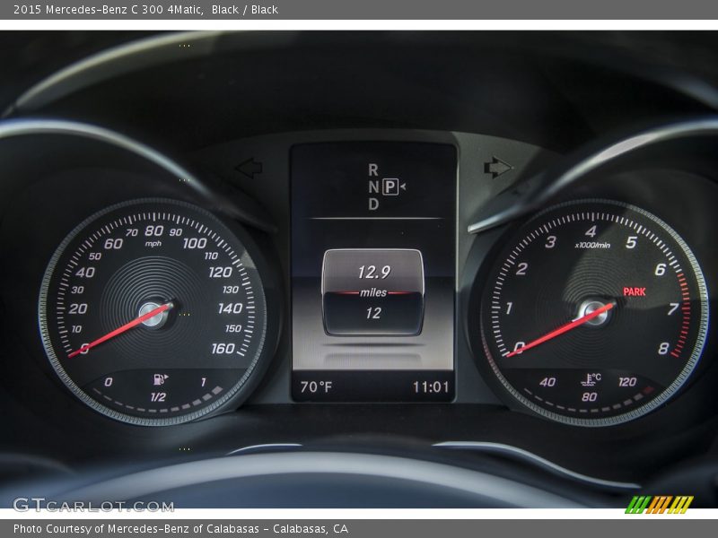 Black / Black 2015 Mercedes-Benz C 300 4Matic