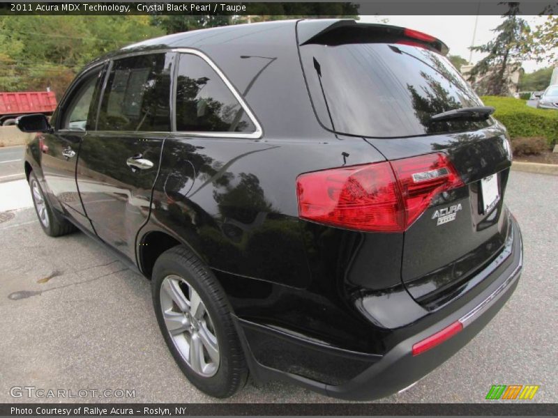 Crystal Black Pearl / Taupe 2011 Acura MDX Technology