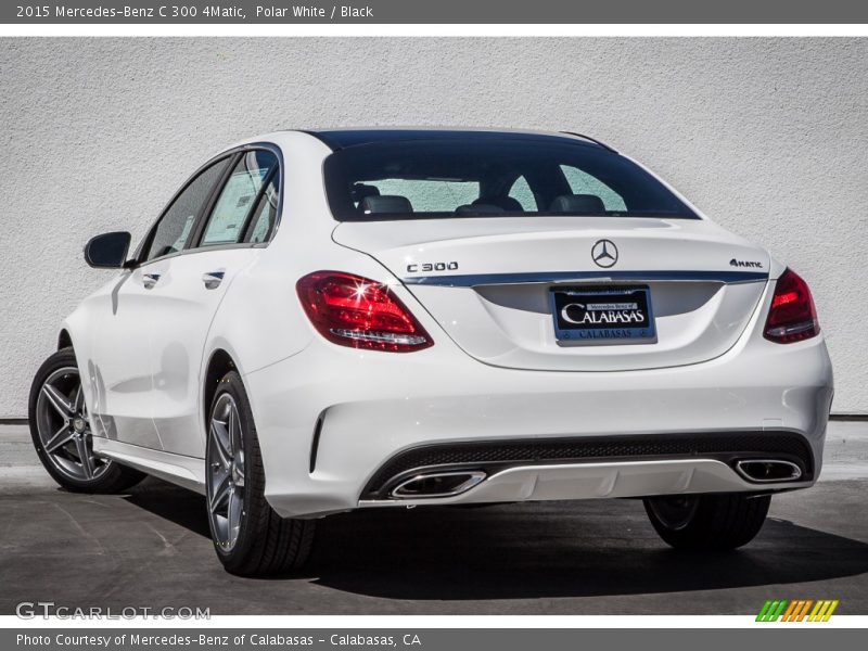 Polar White / Black 2015 Mercedes-Benz C 300 4Matic