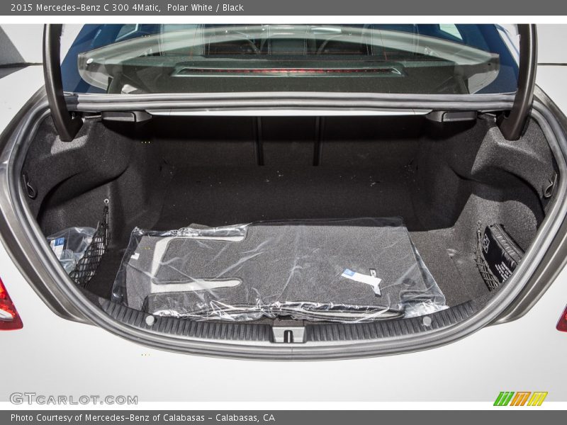 Polar White / Black 2015 Mercedes-Benz C 300 4Matic