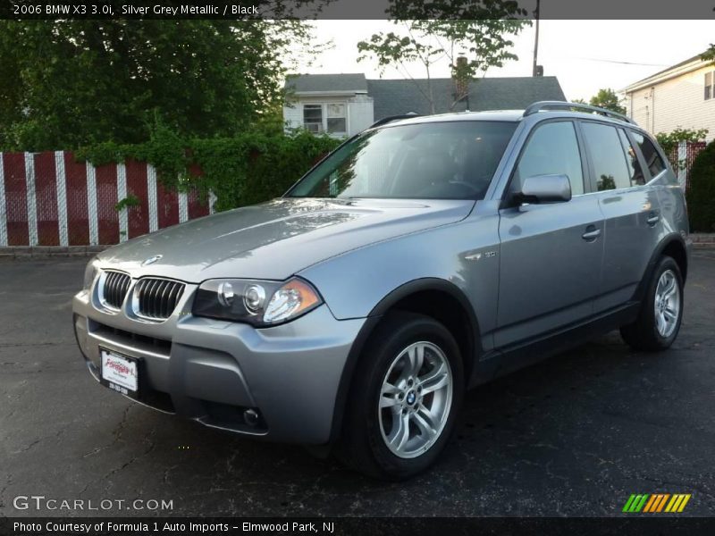 Silver Grey Metallic / Black 2006 BMW X3 3.0i