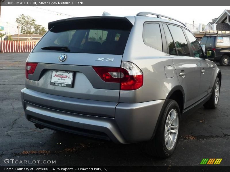 Silver Grey Metallic / Black 2006 BMW X3 3.0i