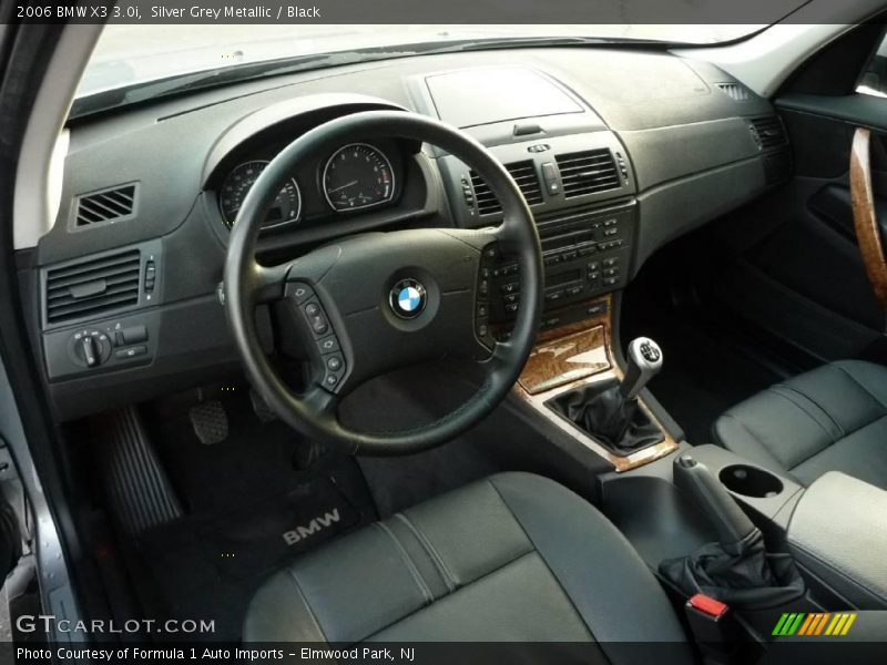Silver Grey Metallic / Black 2006 BMW X3 3.0i