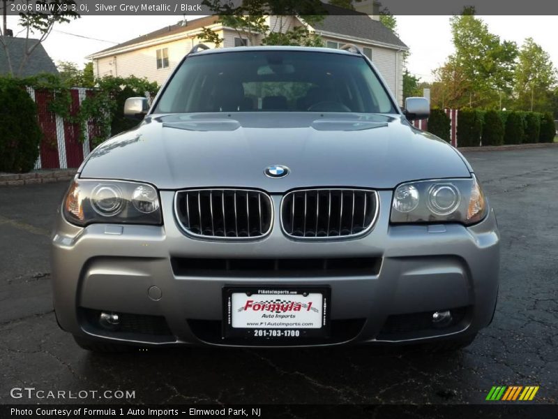 Silver Grey Metallic / Black 2006 BMW X3 3.0i