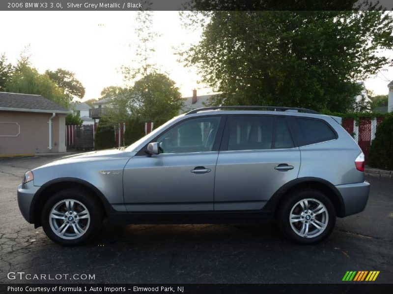 Silver Grey Metallic / Black 2006 BMW X3 3.0i