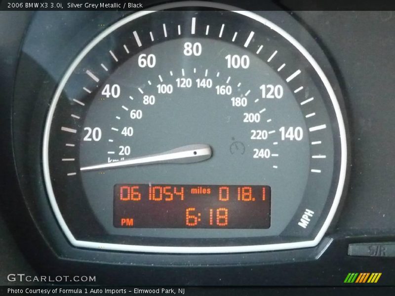 Silver Grey Metallic / Black 2006 BMW X3 3.0i