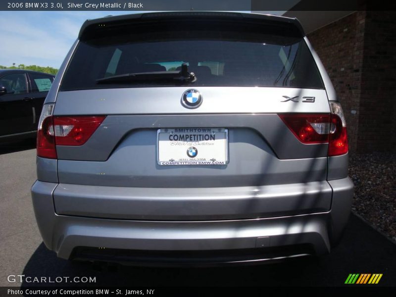 Silver Grey Metallic / Black 2006 BMW X3 3.0i