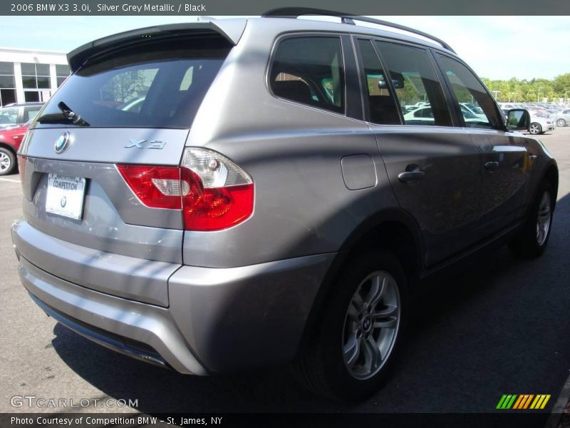 Silver Grey Metallic / Black 2006 BMW X3 3.0i