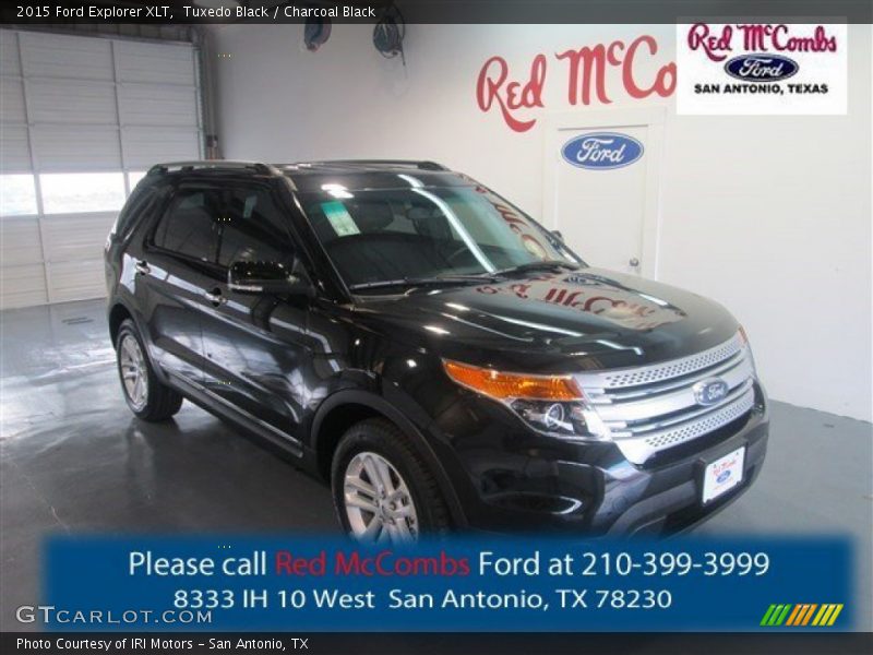 Tuxedo Black / Charcoal Black 2015 Ford Explorer XLT