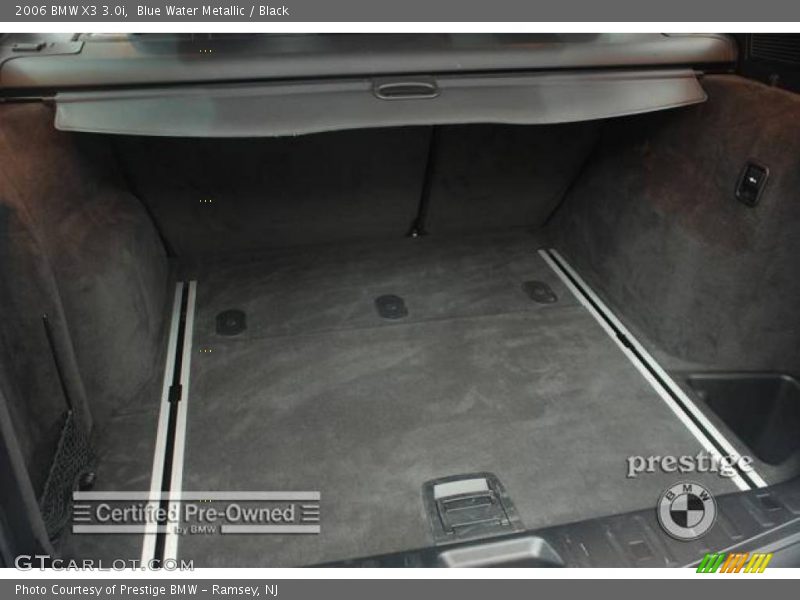 Blue Water Metallic / Black 2006 BMW X3 3.0i