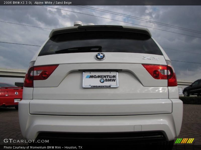 Alpine White / Sand Beige 2006 BMW X3 3.0i