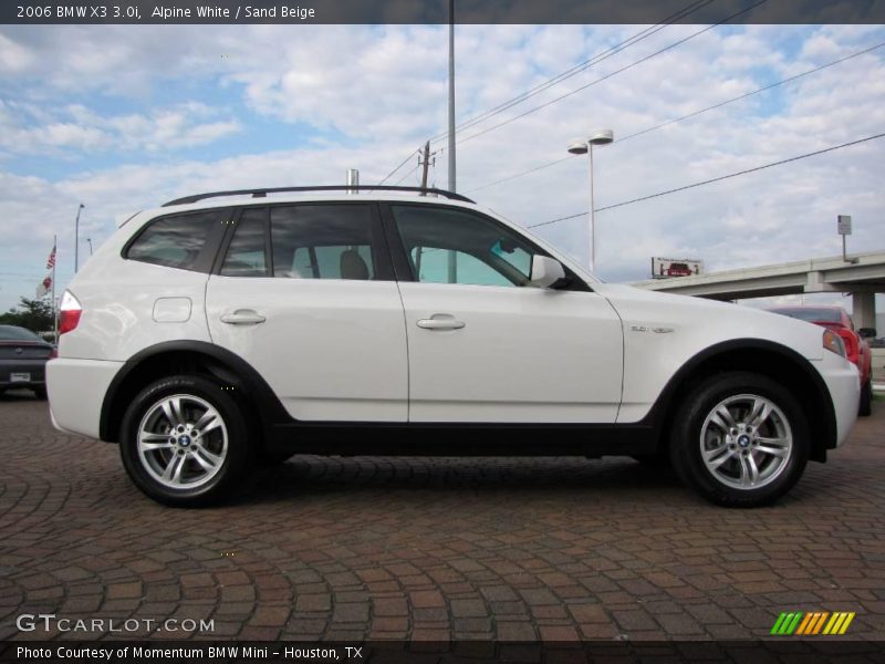 Alpine White / Sand Beige 2006 BMW X3 3.0i