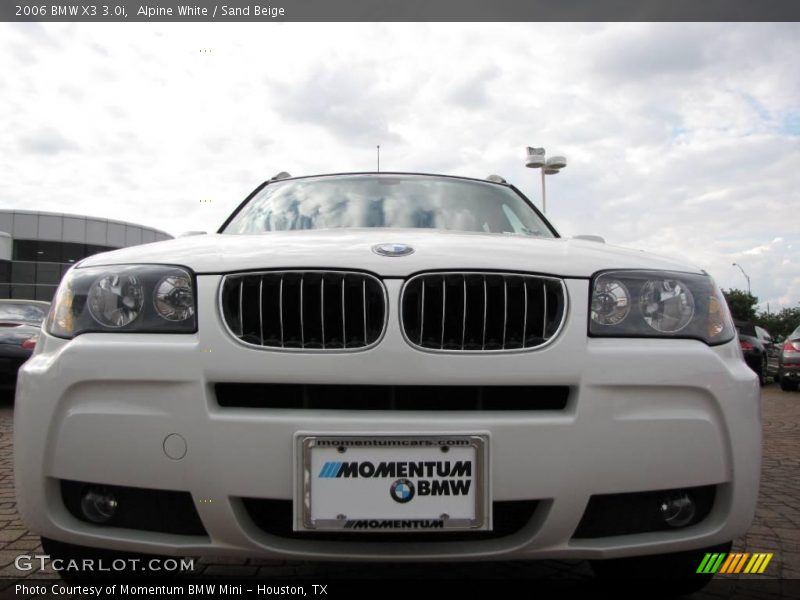 Alpine White / Sand Beige 2006 BMW X3 3.0i