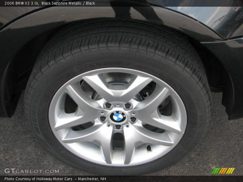 Black Sapphire Metallic / Black 2006 BMW X3 3.0i