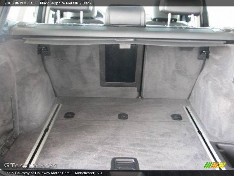 Black Sapphire Metallic / Black 2006 BMW X3 3.0i