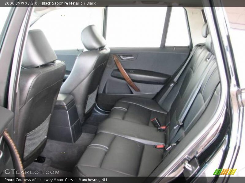 Black Sapphire Metallic / Black 2006 BMW X3 3.0i