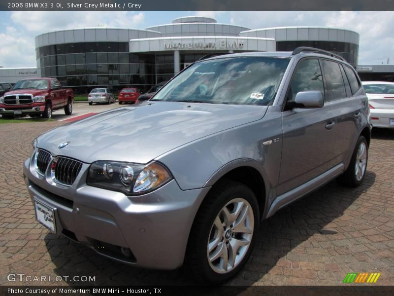 Silver Grey Metallic / Grey 2006 BMW X3 3.0i