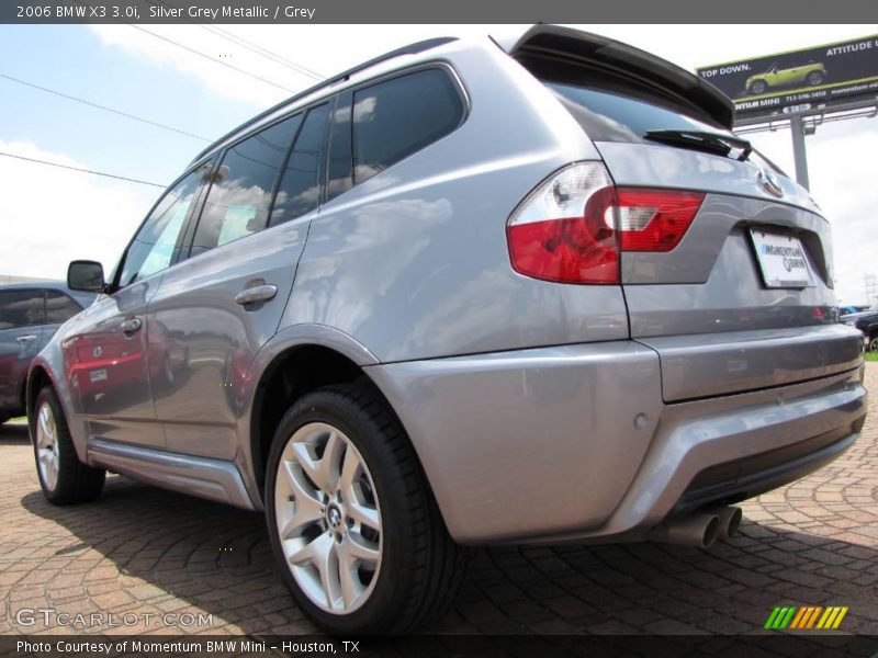 Silver Grey Metallic / Grey 2006 BMW X3 3.0i