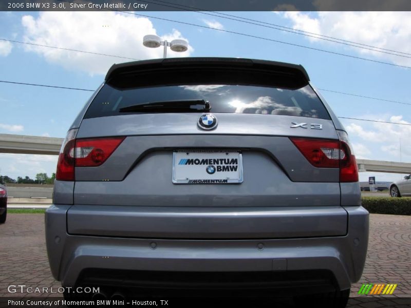 Silver Grey Metallic / Grey 2006 BMW X3 3.0i