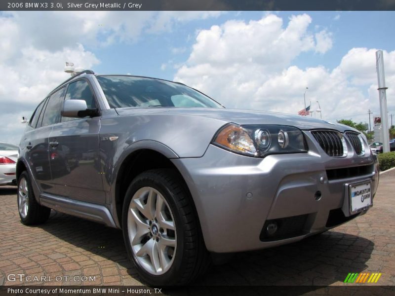 Silver Grey Metallic / Grey 2006 BMW X3 3.0i
