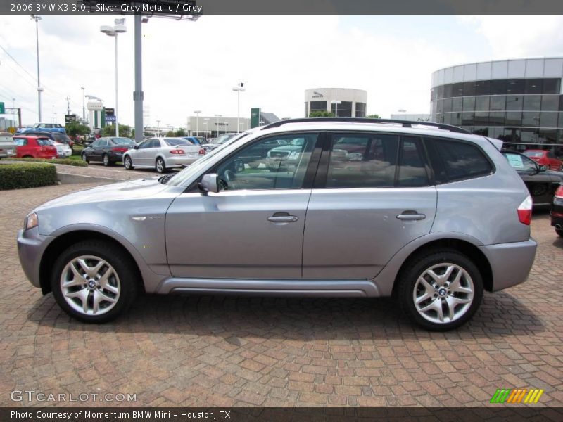 Silver Grey Metallic / Grey 2006 BMW X3 3.0i