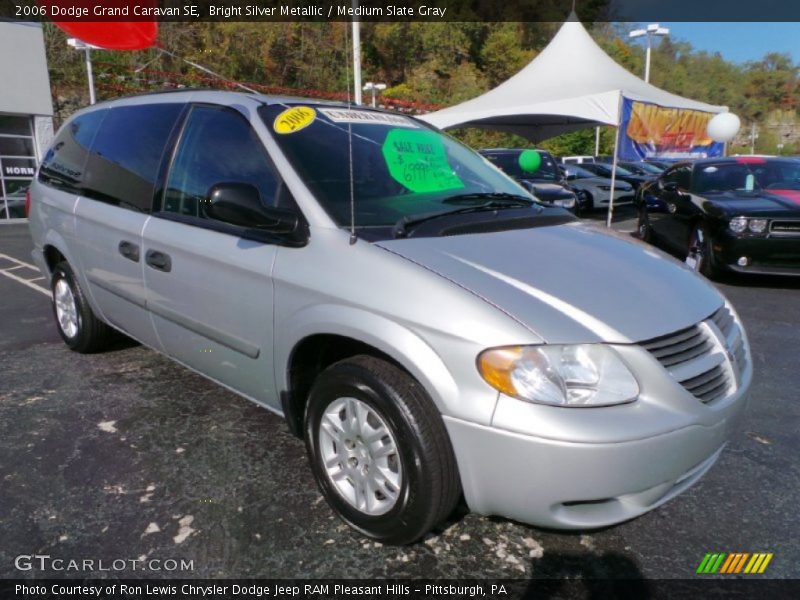 Bright Silver Metallic / Medium Slate Gray 2006 Dodge Grand Caravan SE