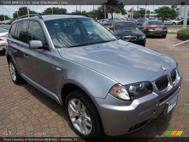 Silver Grey Metallic / Grey 2006 BMW X3 3.0i