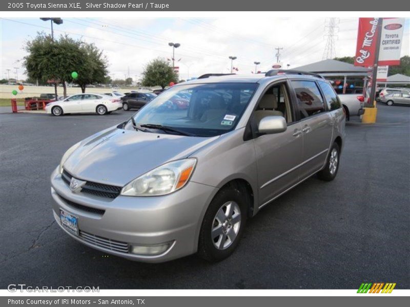 Silver Shadow Pearl / Taupe 2005 Toyota Sienna XLE