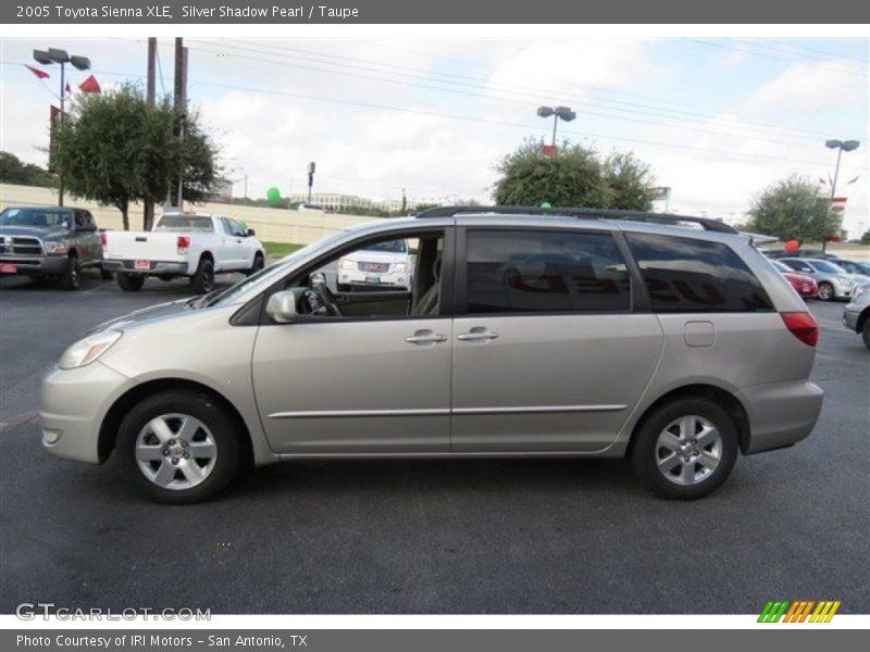 Silver Shadow Pearl / Taupe 2005 Toyota Sienna XLE