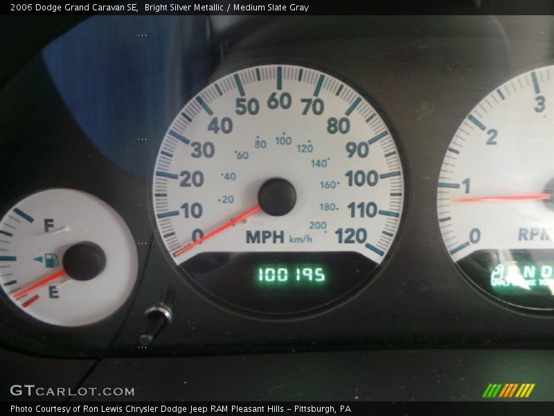 Bright Silver Metallic / Medium Slate Gray 2006 Dodge Grand Caravan SE