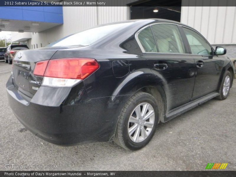 Crystal Black Silica / Warm Ivory 2012 Subaru Legacy 2.5i
